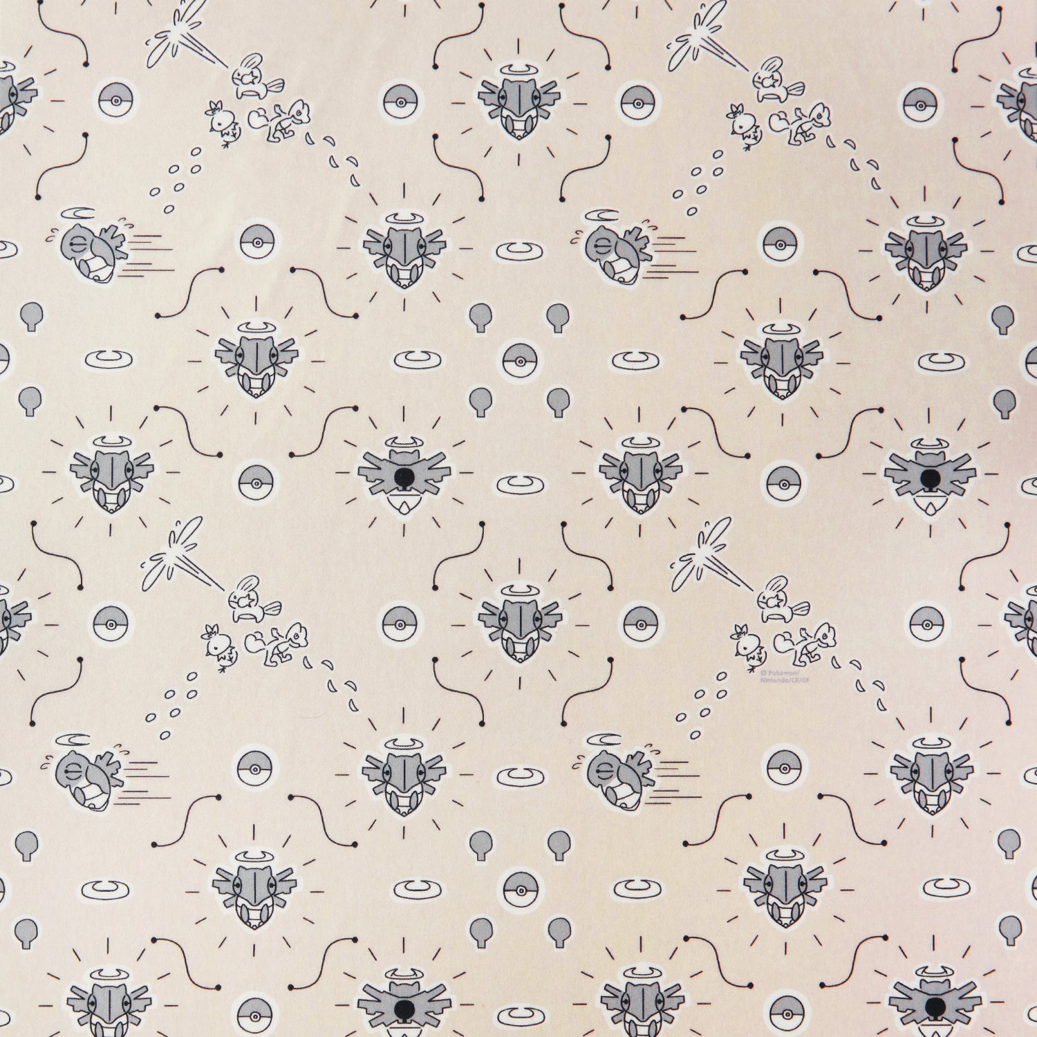 Close-up of Shedinja decoration tape with Bug/Ghost-type details from Japan