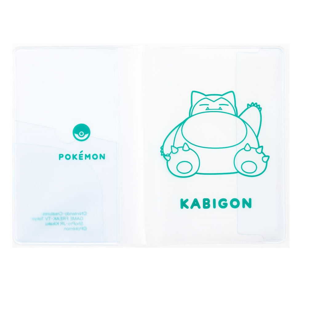 Pokemon Snorlax passport cover with collectible design from Japan