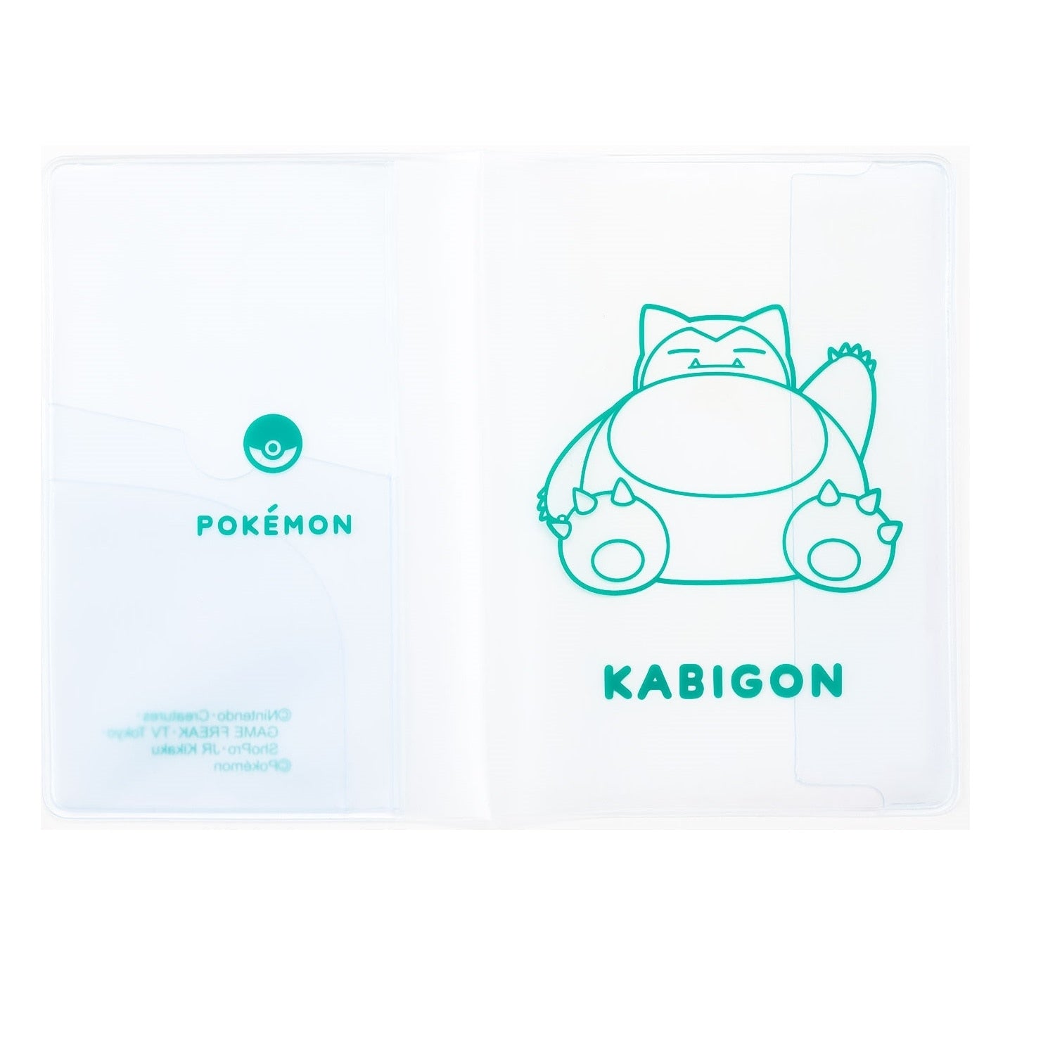 Pokemon Snorlax passport cover with collectible design from Japan