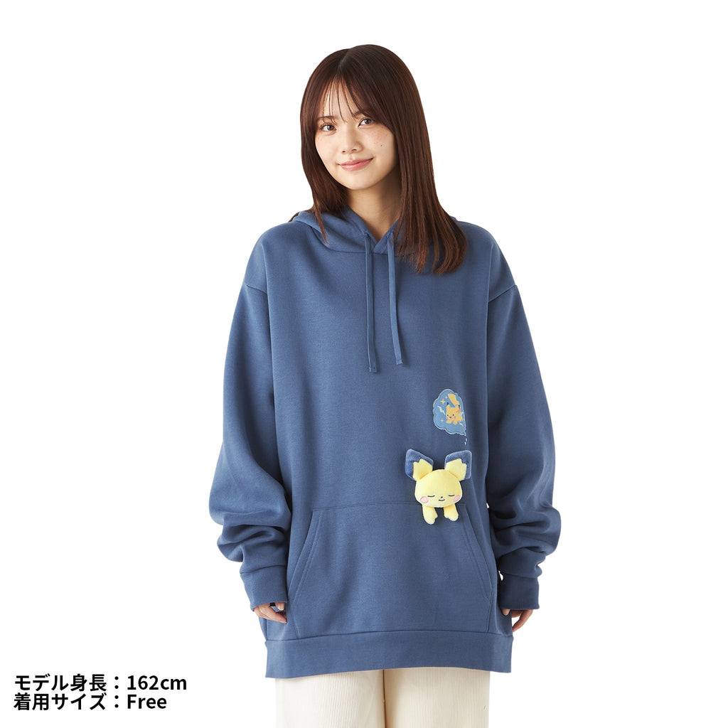 Parka with mascot Little Daydream Pichu Free
