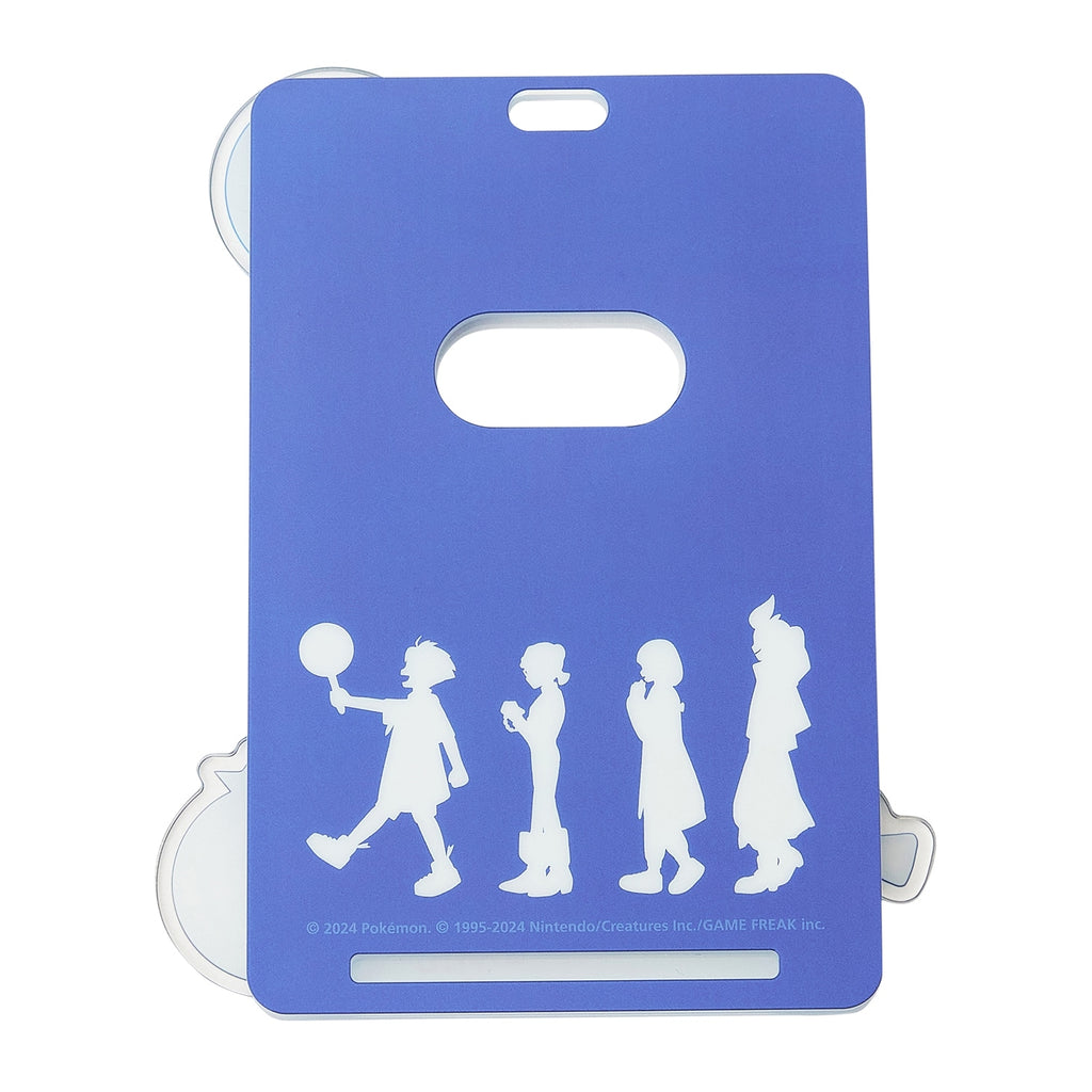 Detailed view of Pokémon Trainers Blueberry Academy Acrylic Photo Holder, highlighting authentic Japanese collectible
