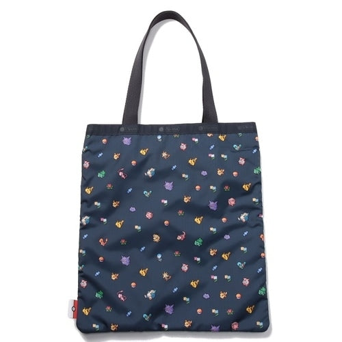 EMERALD TOTE Pokemon and flowers