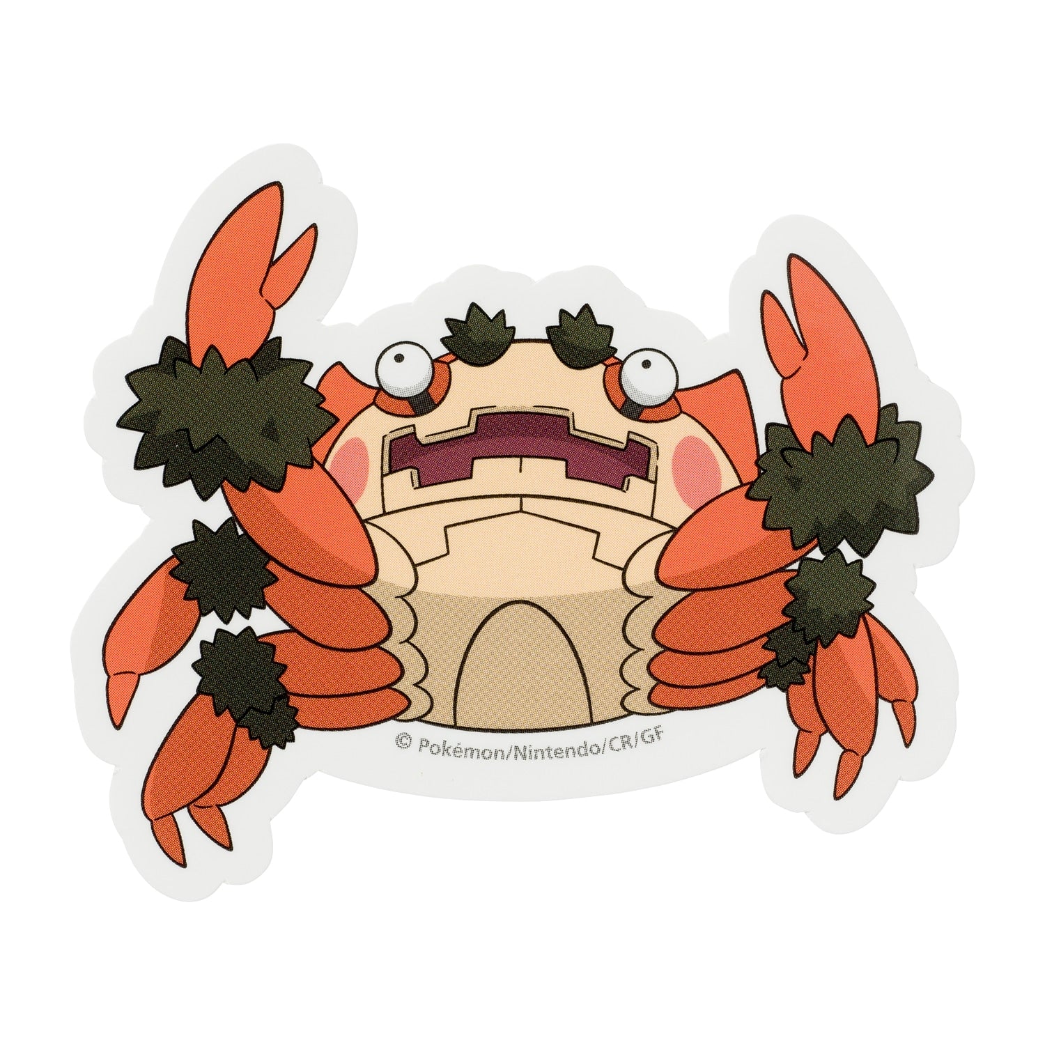 Pokemon Sticker Gake Crab