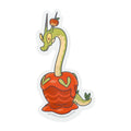 Pokemon Sticker Kamitsuorochi, official artwork from Japan, featuring Hydrapple design