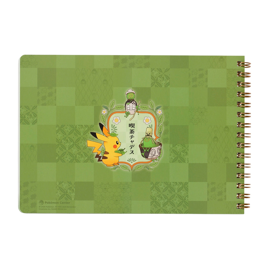A5 Ring Notebook featuring Poltchageist, a Grass/Ghost-type Pokemon from Japan