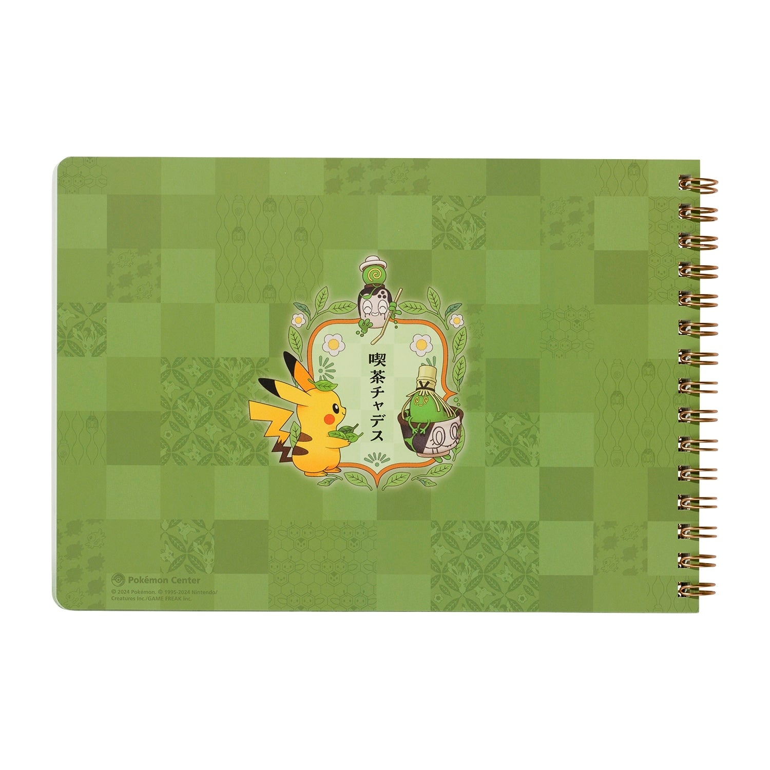 A5 Ring Notebook featuring Poltchageist, a Grass/Ghost-type Pokemon from Japan