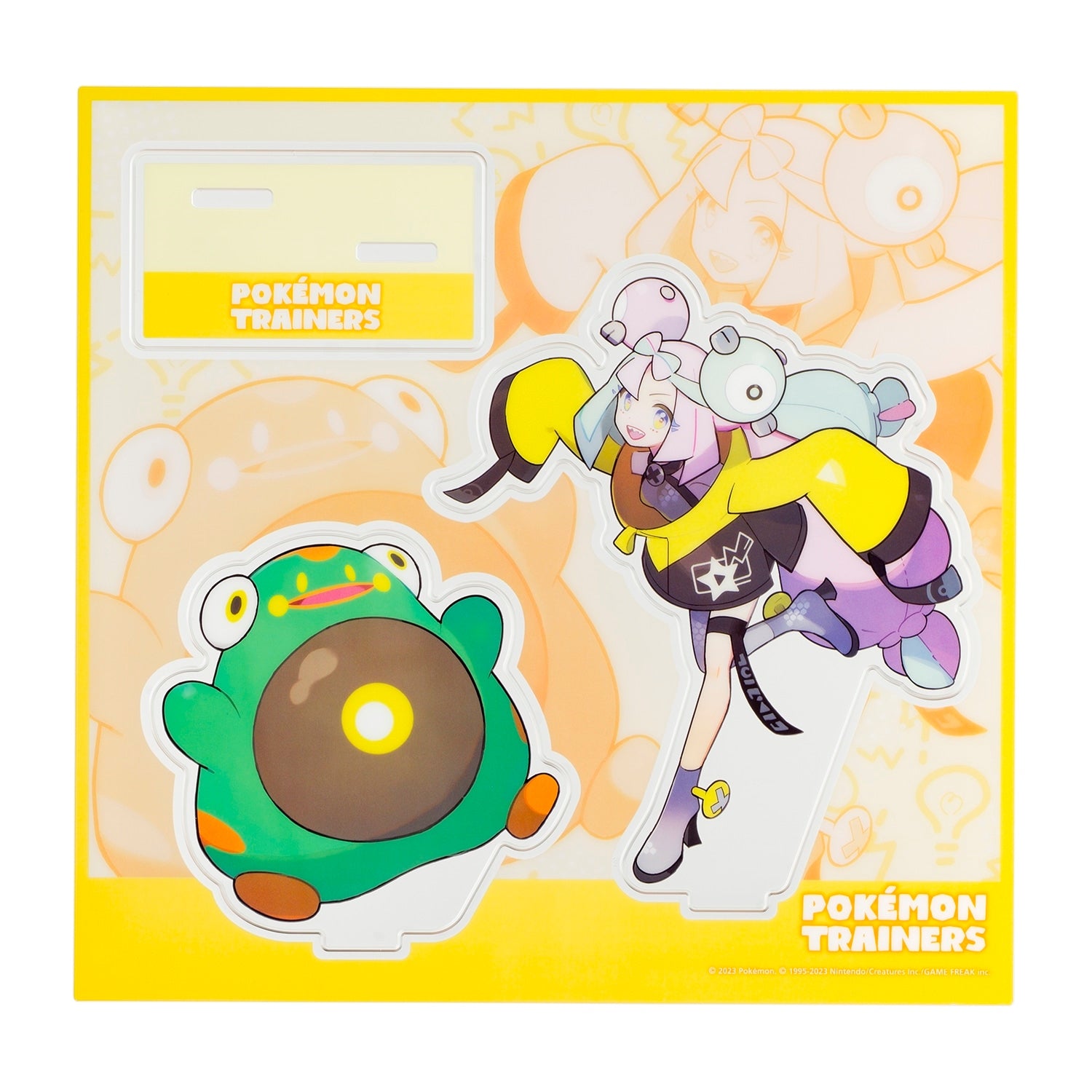 Pokémon Acrylic Stand Nanjamo & Harabari from Japan, official artwork