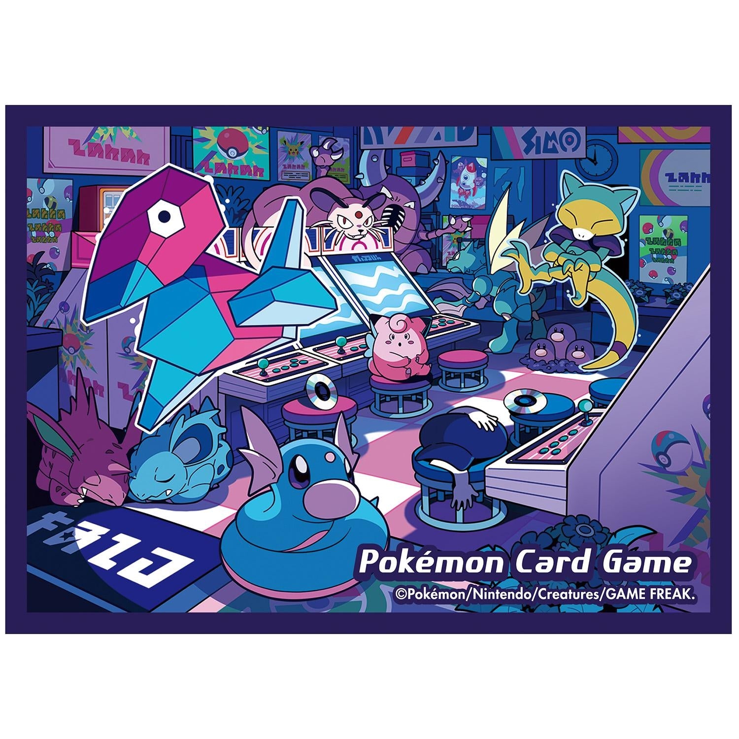Pokémon TCG Deck Shield Sleeves – Night Arcade (Japan Exclusive)