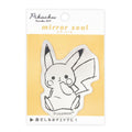 Pikachu number025 sticker from Japan, featuring Pikachu sitting