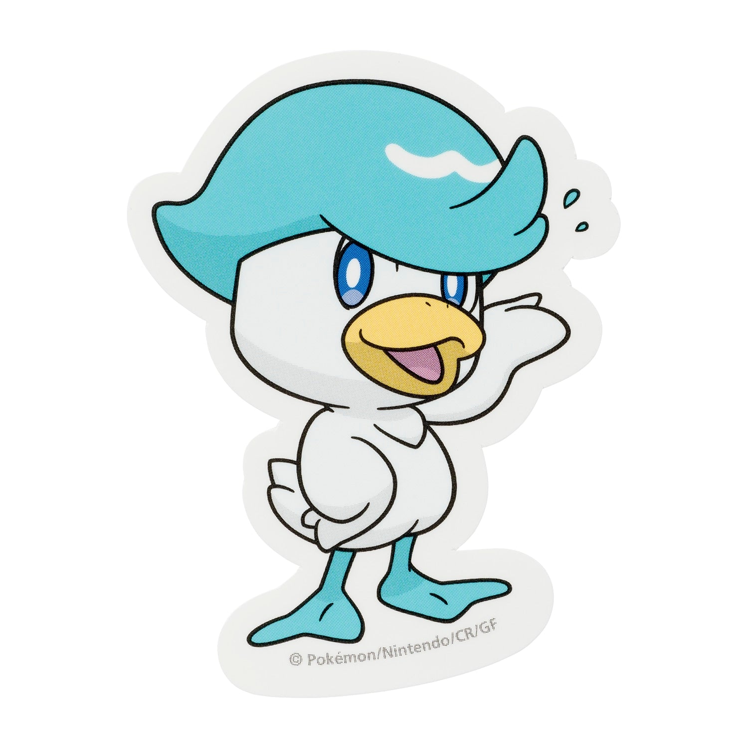 Quaxly Pokemon sticker with official artwork from Japan