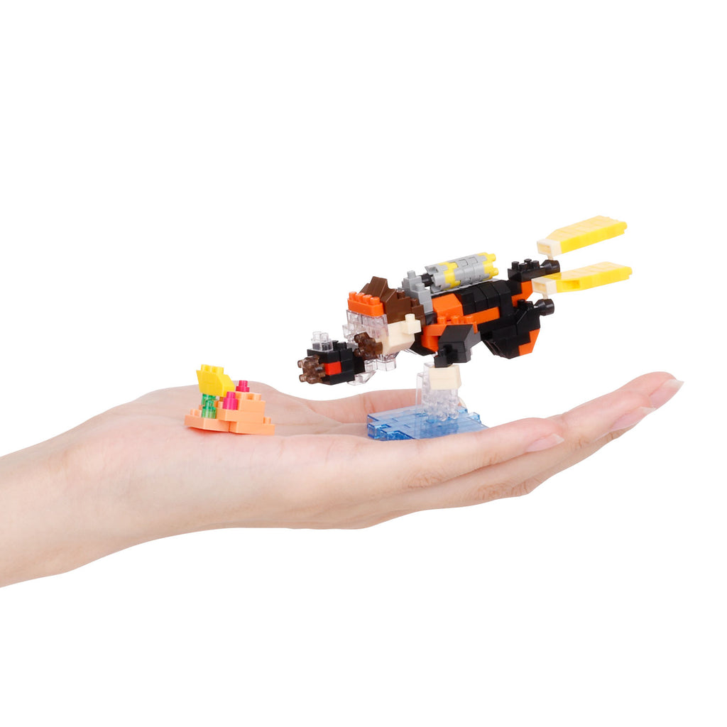 nanoblock scuba diving