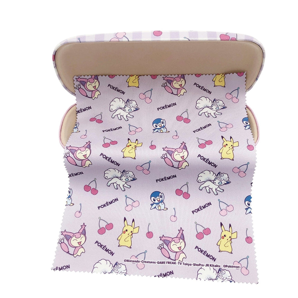 Official Pokemon glasses case with logo and pattern details from Japan