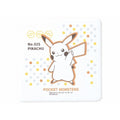 Patterned square ceramic water-absorbing coaster Pikachu