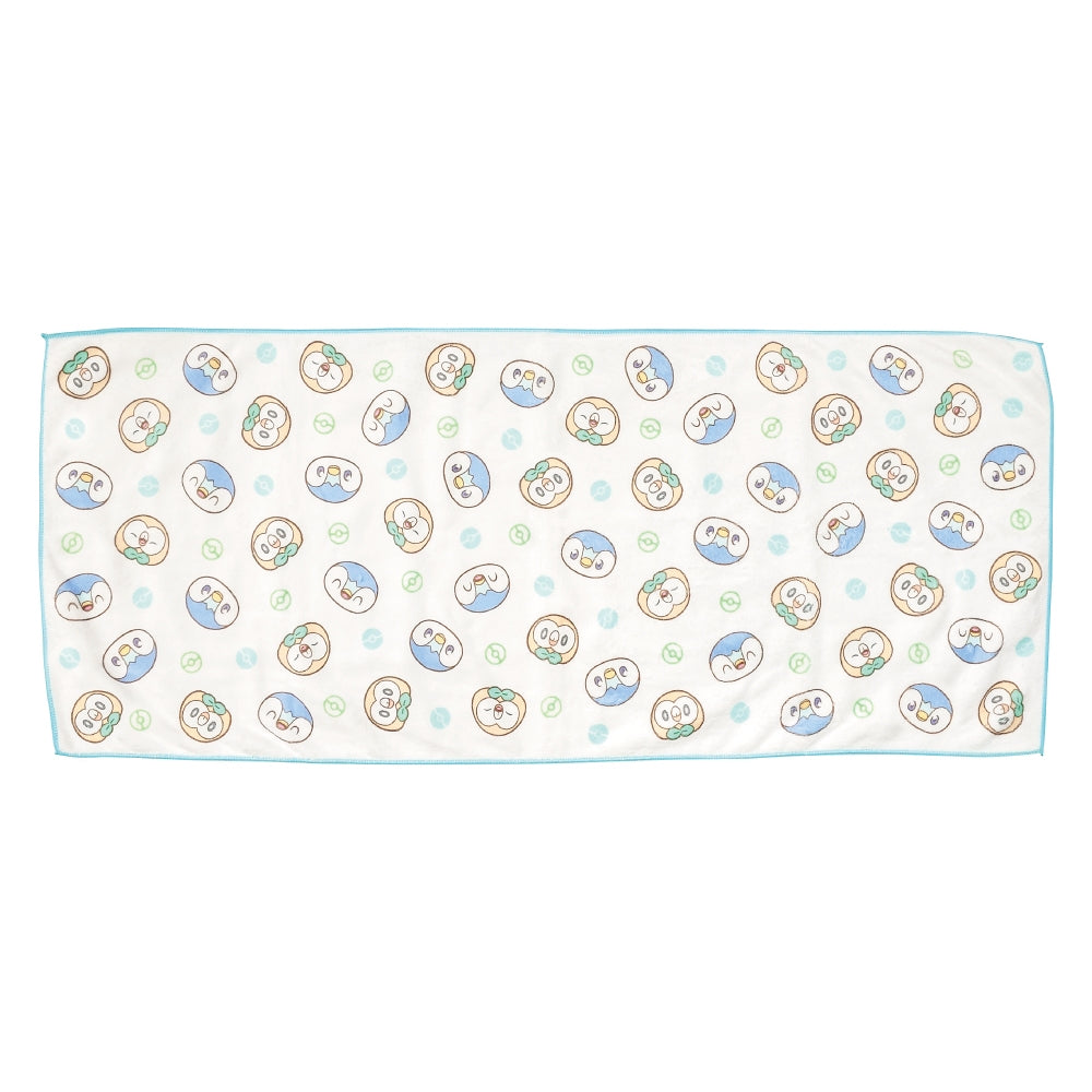Pokemon Fast Dry Face Towel from Japan with colorful Pokepiece design