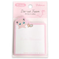 Jigglypuff die-cut sticky notes with cute face from Japan