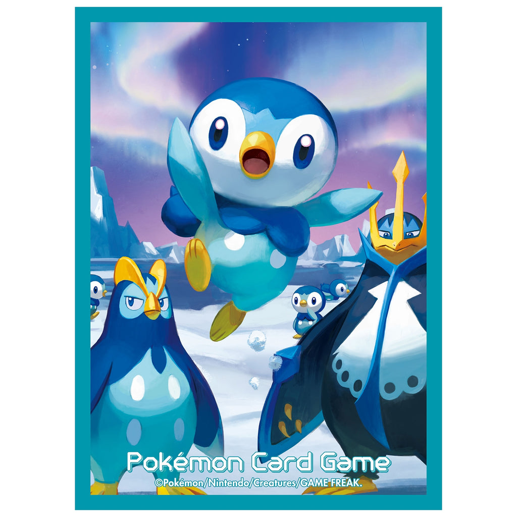 Pokémon TCG Deck Shield Sleeves | Piplup, Prinplup & Empoleon