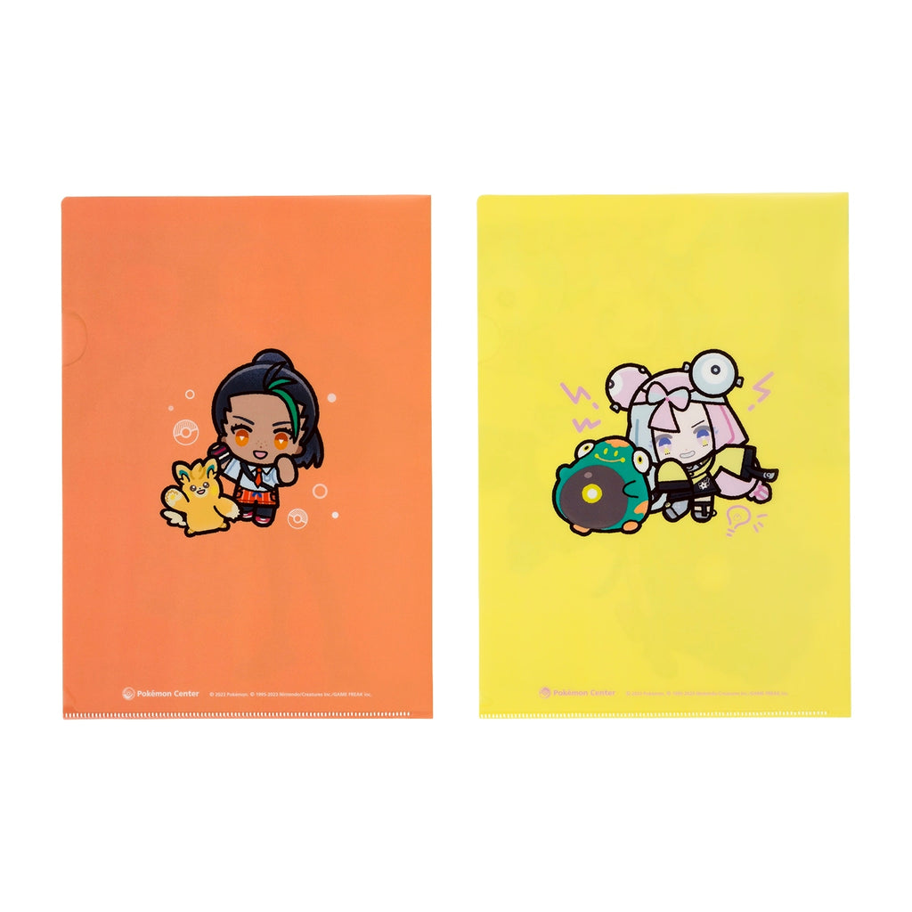A4 clear file set of 2 POKÉMON TRAINERS Nemo & Nanjamo