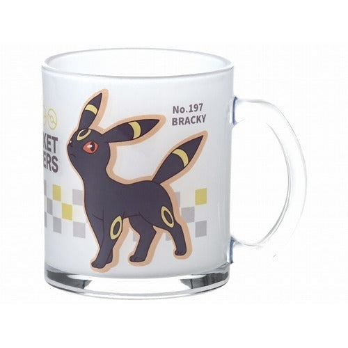 Patterned glass mug Blacky