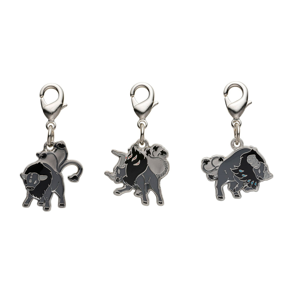 National Encyclopedia Metal Charm P128 from Japan, featuring detailed metal design