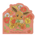 Pokemon Die-cut Memo Fleur de Coquelicot with floral design from Japan