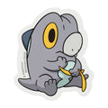 Pokemon Sticker Frigibax from Japan, featuring Dragon Ice Type design