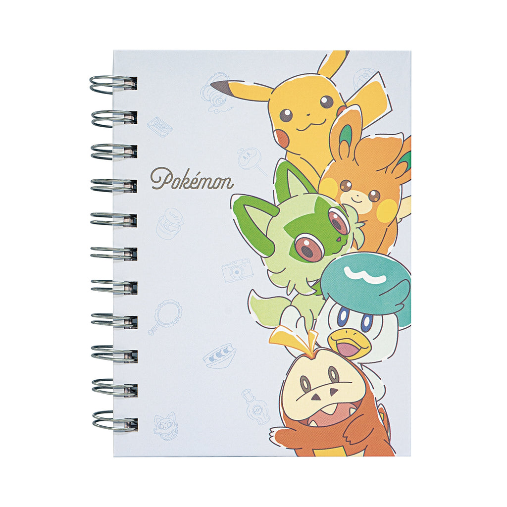 Pokemon A6W Ring Notebook with Happy Happy Day design from Japan