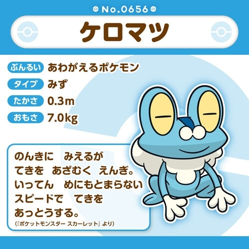 Pokémon Fit Froakie (#656) Plush — Official Pokémon Center Japan