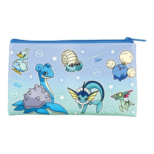 Flat multi pouch gradation/blue & mint