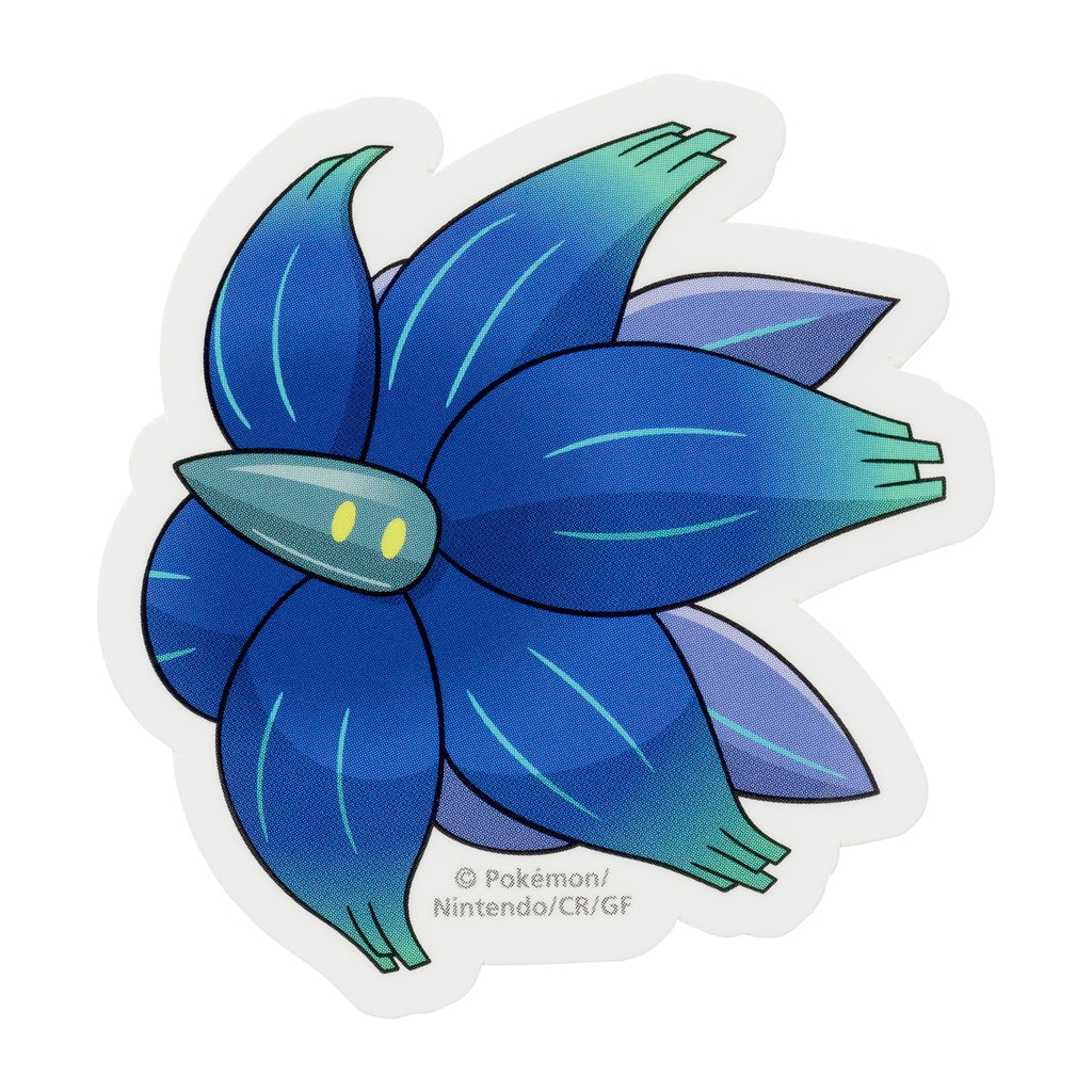 Pokemon Sticker Kiraflor with Glimmora artwork from Japan, featuring a Rock/Poison-type Pokemon