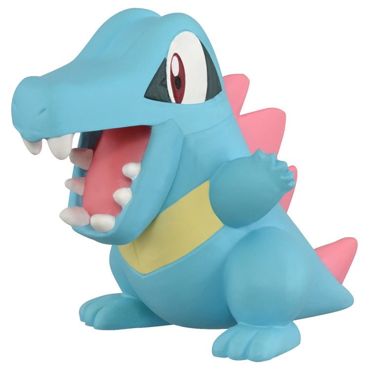 Moncolle Waninoko figure from Japan, detailed Pokemon character design