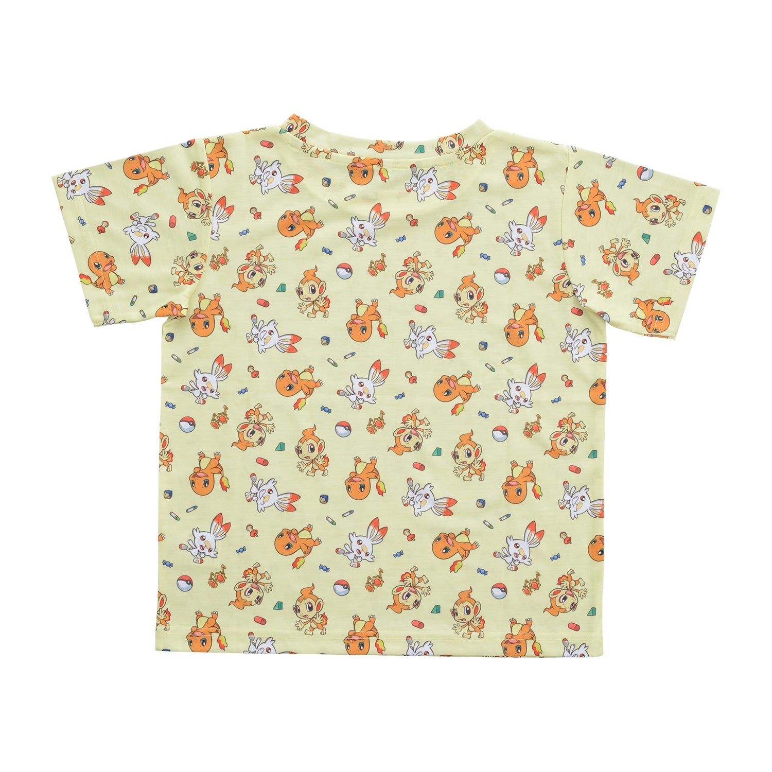 T-shirt Playroom Charmander & Hikozaru & Hibunny 100/120