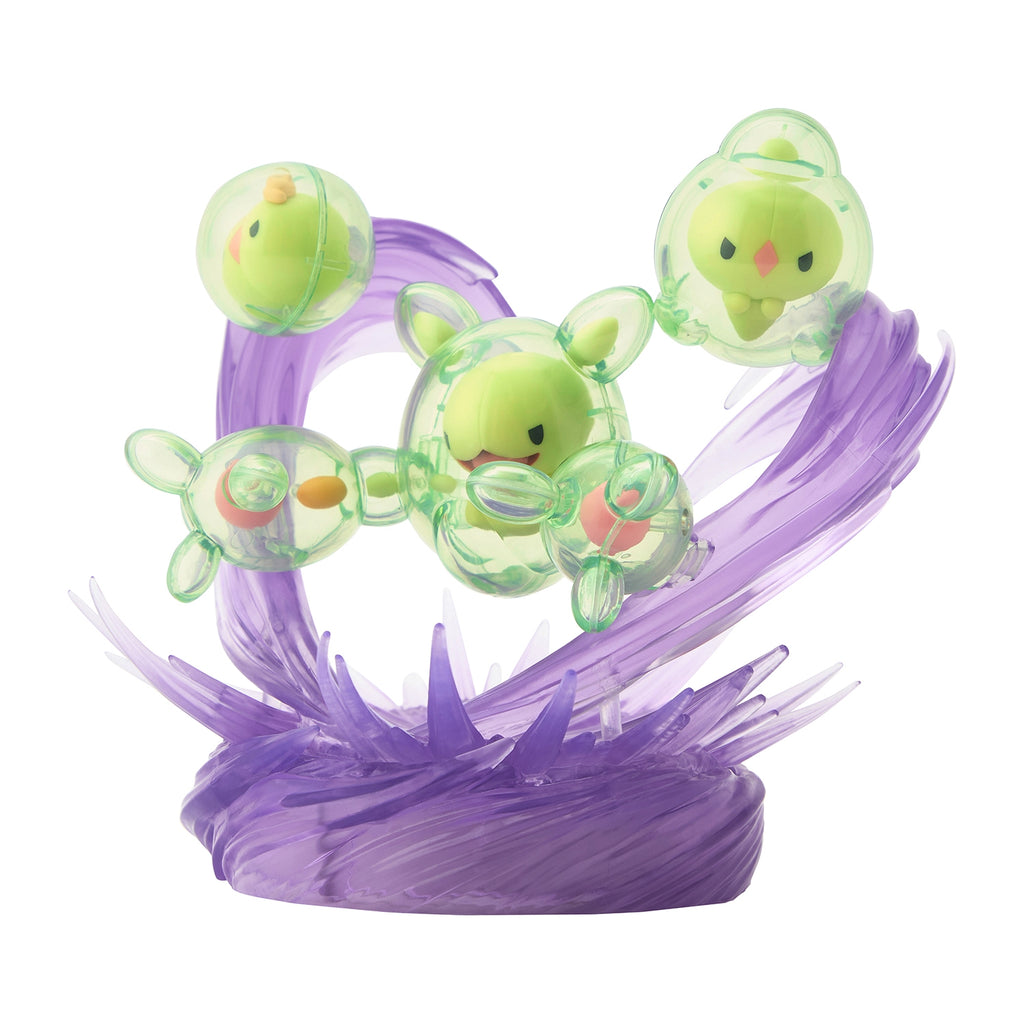 Authentic Japanese Pokemon PSYCHO CYBER Uniran Dubran Runcrus collectible figure with unique design