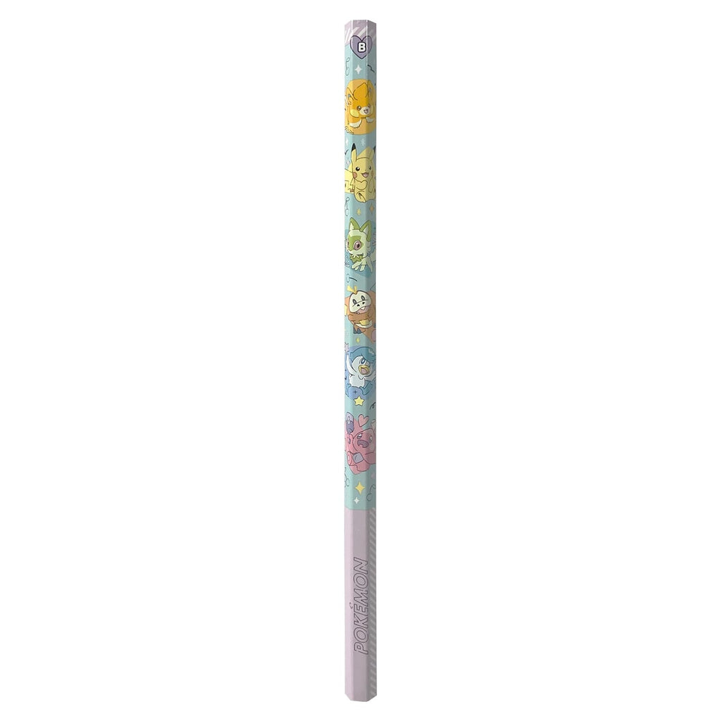 Kakikata Pencil B, close-up of colorful pencils, official Pokemon Center Japan merchandise from Japan