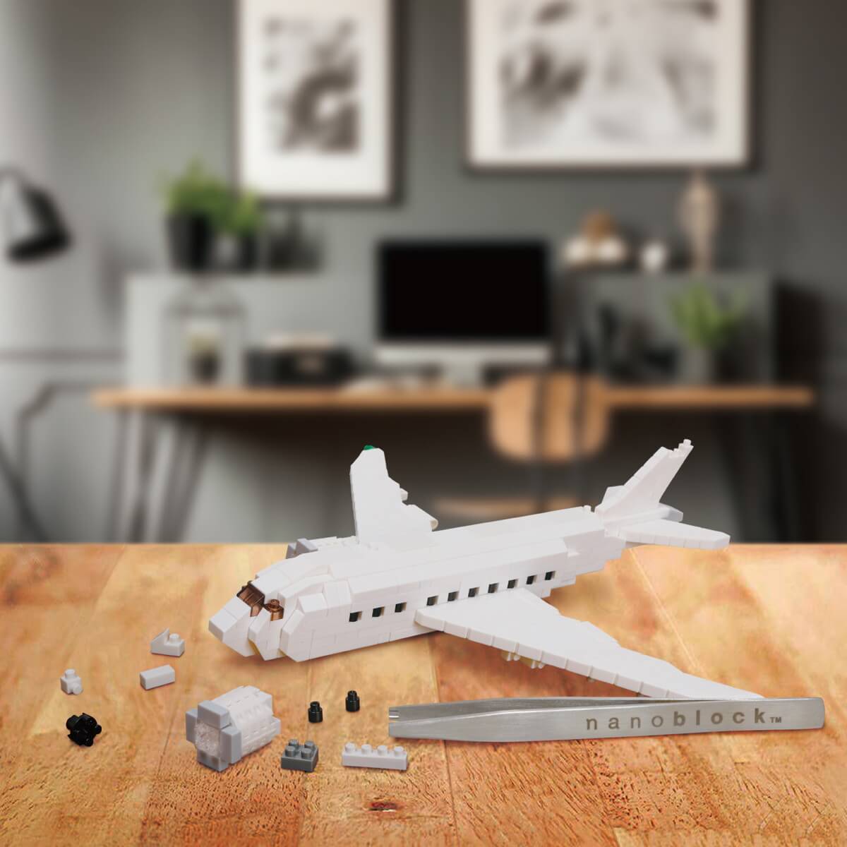 Nanoblock JAL passenger plane