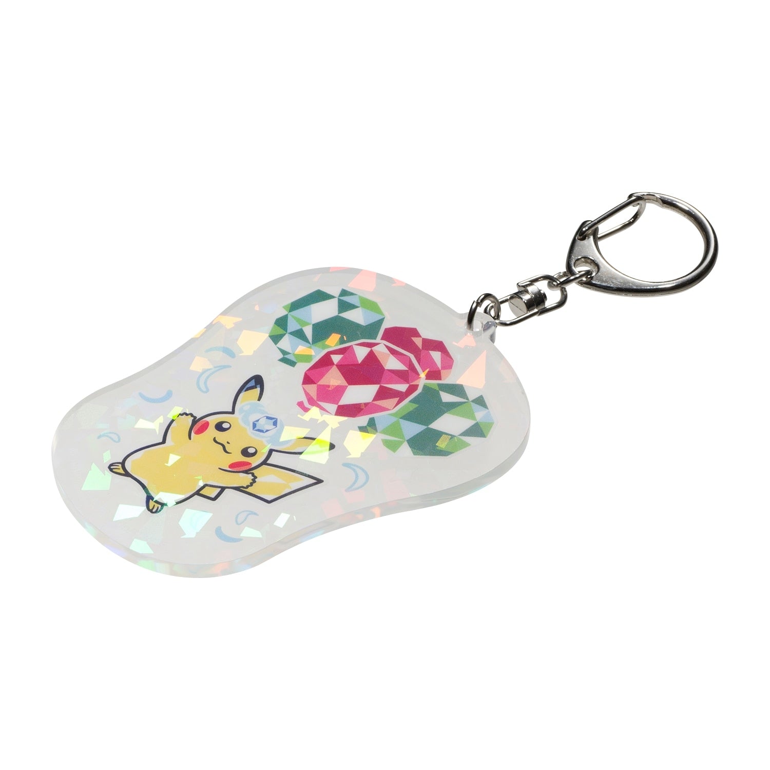 Authentic Japanese Pikachu keychain, featuring detailed electric-type design and mouse pokemon characteristics