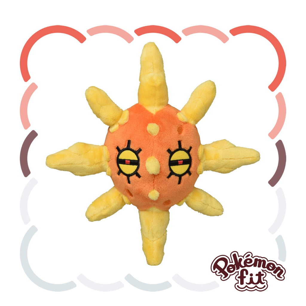 Pokémon fit Solrock (#338) Official Plush — Pokémon Center Japan