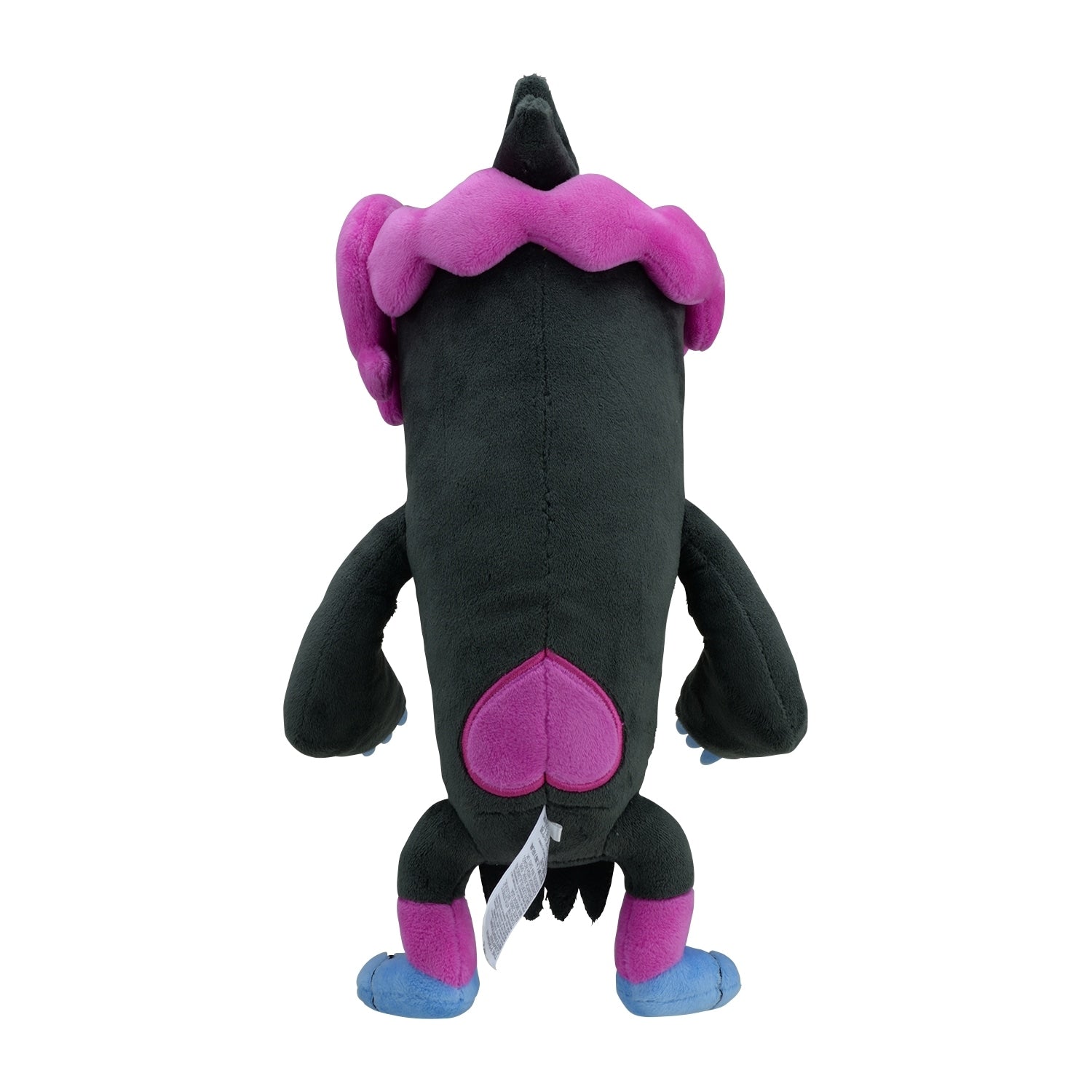 Back view of Mashimashira plushie with official Pokemon Center Online tag from Japan