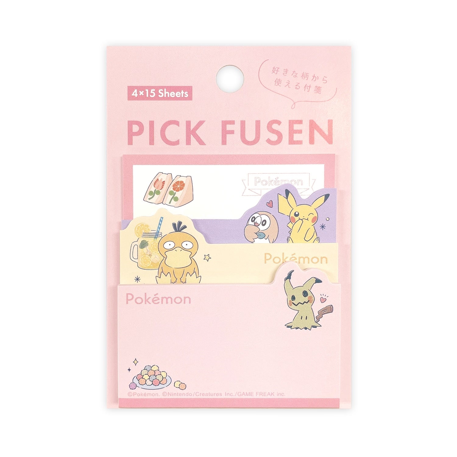 Pokemon Pink Vendor Pin with pink enamel design from Japan