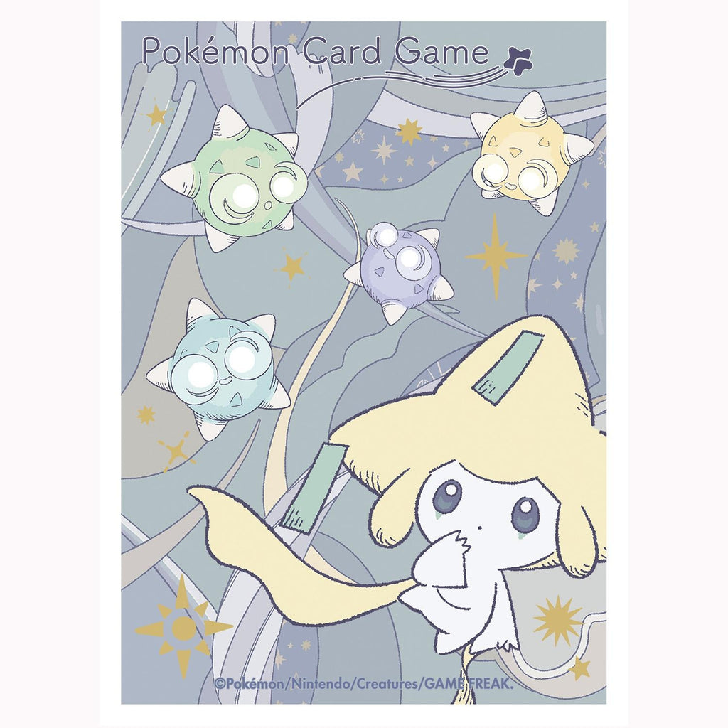 Pokémon TCG Premium Gloss Deck Sleeves – Jirachi Star Connector [White]