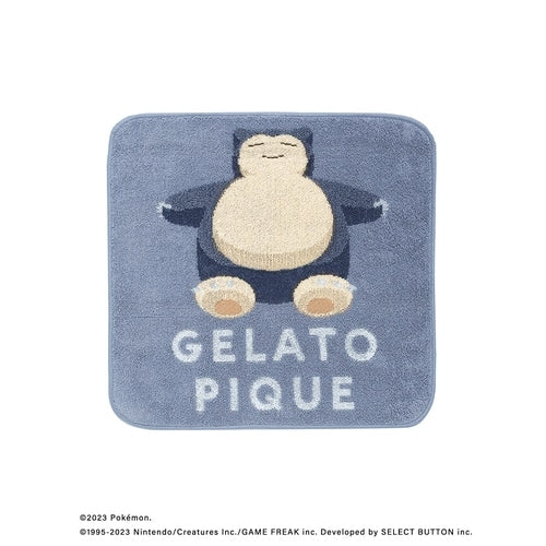 Gelato Pique Towel from Japan, navy blue with Pokemon design