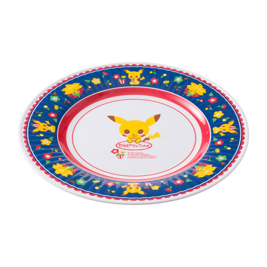 Melamine plate Pokemon time Pikachu red