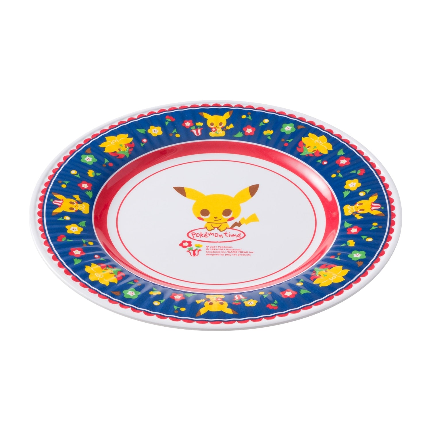 Melamine plate Pokemon time Pikachu red