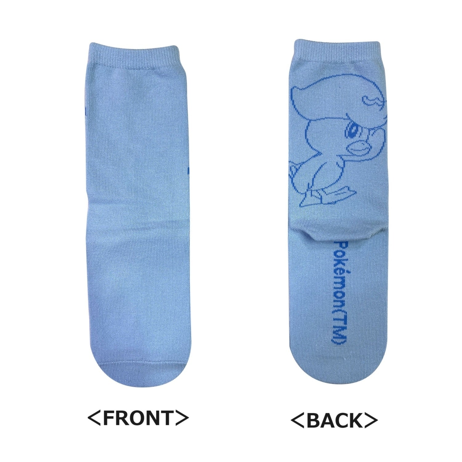 Pokemon Quaxly socks, blue and white, from Japan