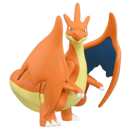 Authentic Japanese Pokemon Charizard Y figure, close-up of face and body