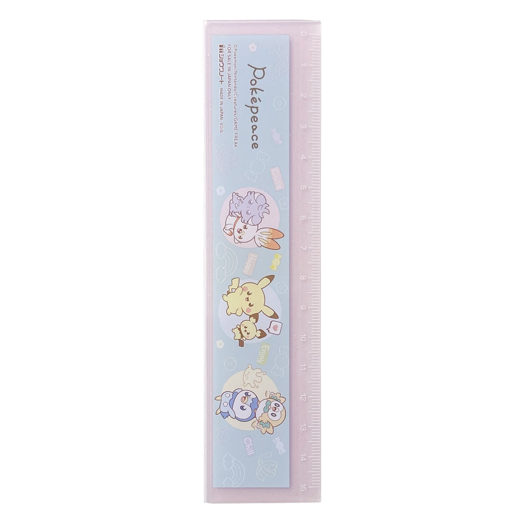 Official Pokemon Center Japan Ruler Pokepiece collectible with unique artwork, sourced from Japan