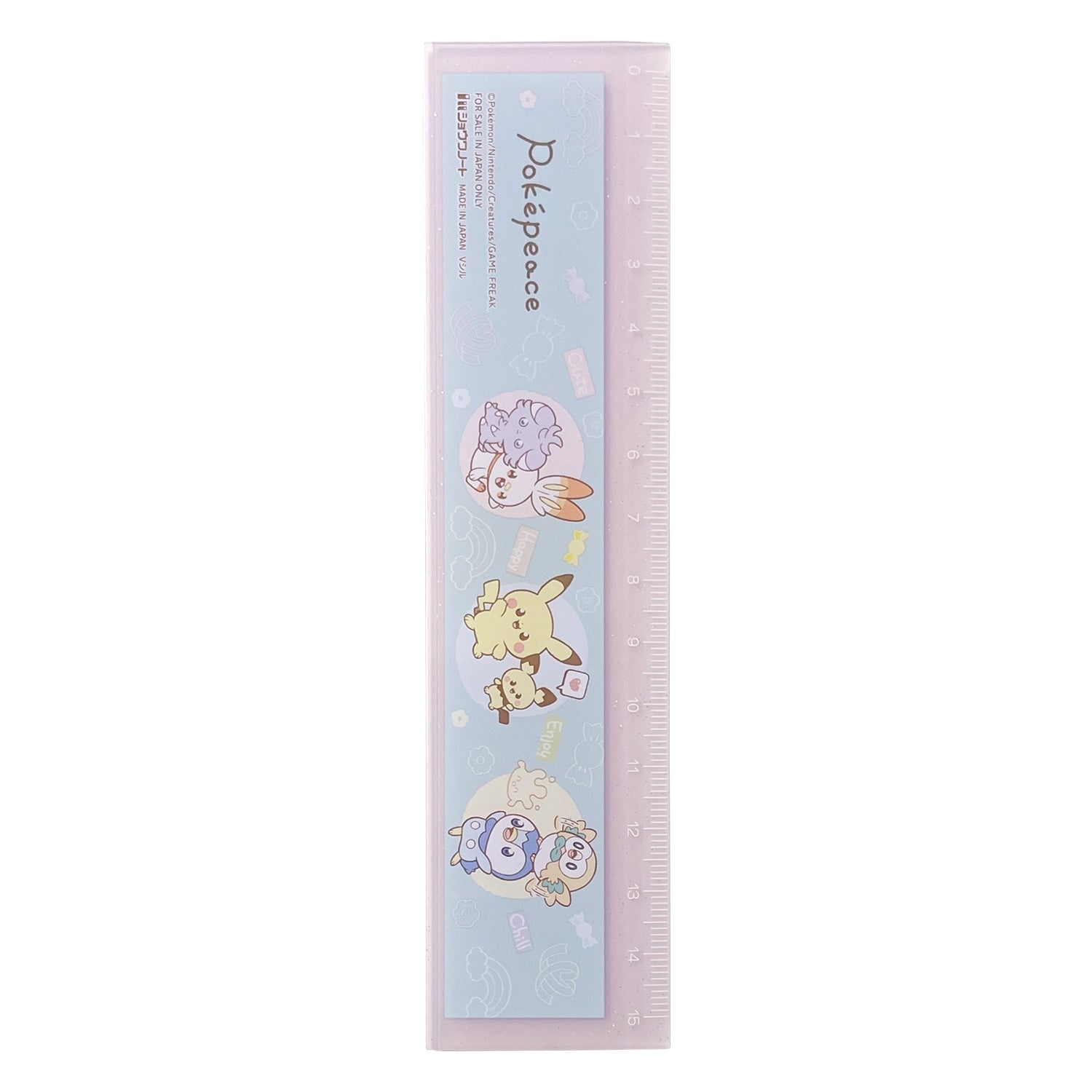 Official Pokemon Center Japan Ruler Pokepiece collectible with unique artwork, sourced from Japan