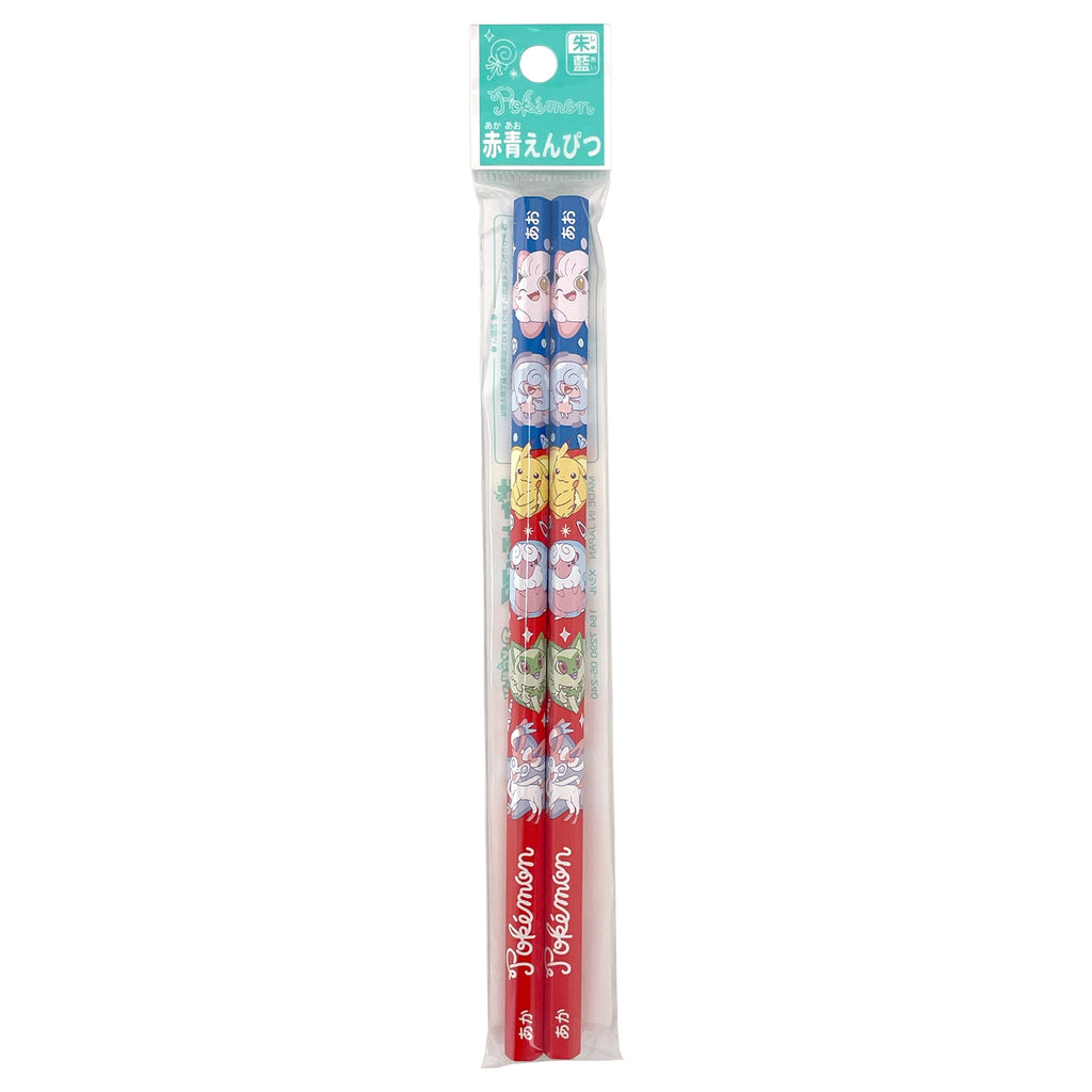 Pokémon Red & Blue Pencil with fancy design from Japan