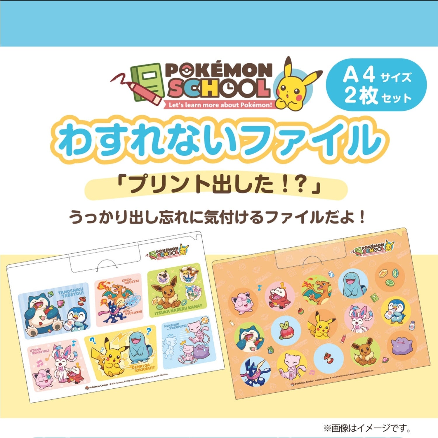 Set of 2 unforgettable files POKÉMON SCHOOL