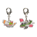Pokemon Metal Charm 193・469, Japan Exclusive collectible with Mega Yanma design, from Japan