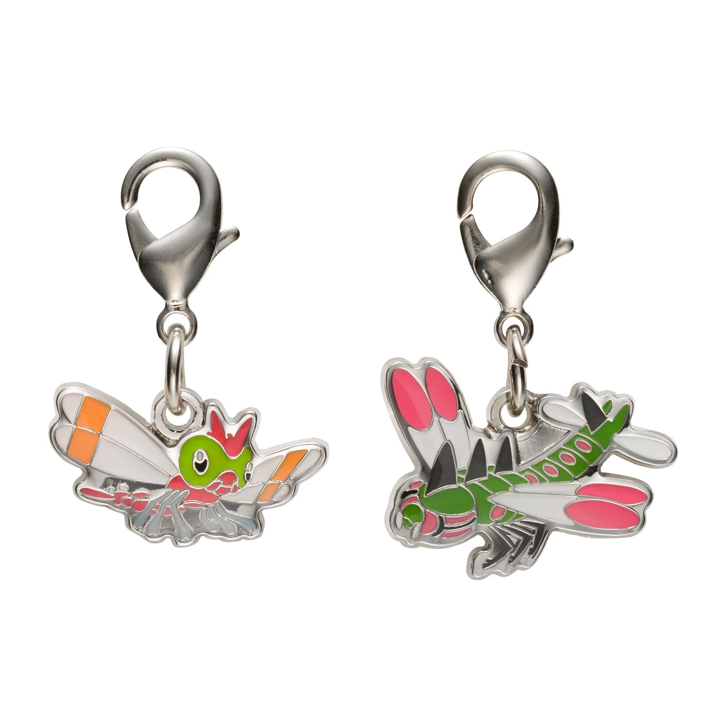 Pokemon Metal Charm 193・469, Japan Exclusive collectible with Mega Yanma design, from Japan